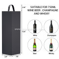 Folding Cardboard Wine Bottle Gift Boxes